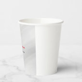 エレガントコンテンポラリーモダンスタイルグレー赤 紙コップ (左)