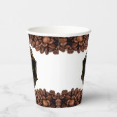 エレガントコーヒーショップカスタムのビジネス名 紙コップ (右)