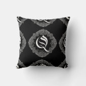 エレガントゴシックイニシャルQ クッション (裏面)