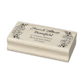 エレガントゴシックフローラ差出人住所結婚ズ ラバースタンプ (スタンプ)