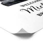 エレガントゴシックブックテーマのブライズシャワー ポスター (角)