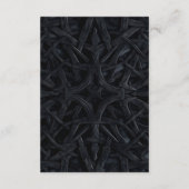 エレガントゴシックレッドローズ結婚ズ詳細 エンクロージャーカード (裏面)