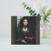 エレガントゴシックレディ with ポインセチア カード (スタンド正面)