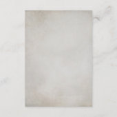 エレガントゴシック水彩フローラ結婚詳細 エンクロージャーカード (裏面)