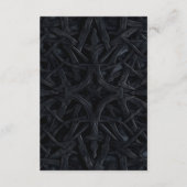 エレガントゴシック紫バラ結婚詳細 エンクロージャーカード (裏面)