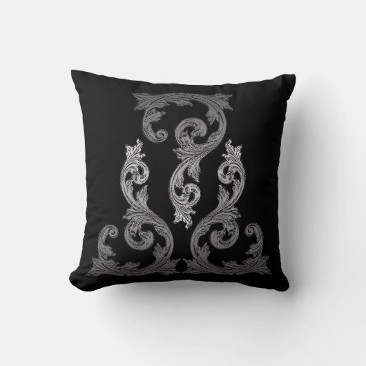 エレガントゴシック華美デザインスローピロー クッション (正面)