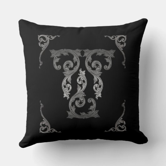 エレガントゴシック華美デザインスローピロー クッション (裏面)