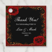 エレガントゴスレッドローズ フェイバータグ (正面)