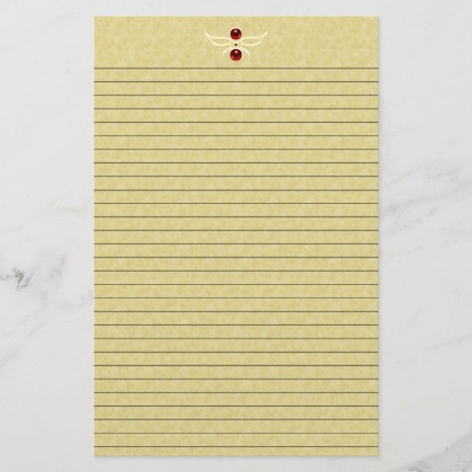 エレガントゴールデンひな形（オプション） 便箋 (正面)