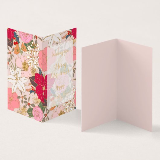 エレガントゴールデンカラフルストローク冬フローラ (内部&外部)