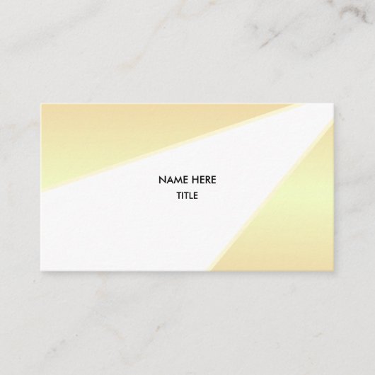 エレガントゴールデンシェード 名刺 (正面)