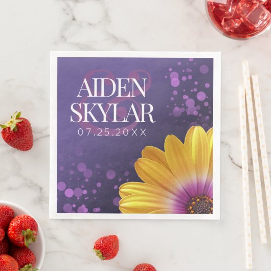 エレガントゴールデンデイジーとパープルグリッター結婚ズ (インサイチュ)