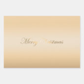 エレガントゴールデンホリデー紙 ラッピングペーパーシート (正面2)