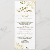 エレガントゴールデン結婚フリル メニュー (正面)