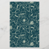 エレガントゴールデン開花結婚のメニューカード (裏面)