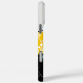 エレガントゴールデンCamellias名前の追加 Case-Mate iPhoneケース (裏面 / 右)