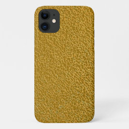 エレガントゴールドテクスチャー保護ケース iPhone 11 ケース