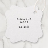 エレガントゴールドパイナップル |トロピカルサンキュー フェイバータグ (裏面)