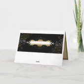 エレガントゴールド オーナメント バナー カード (裏面)