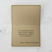 エレガントゴールド オーナメント バナー カード (内部)