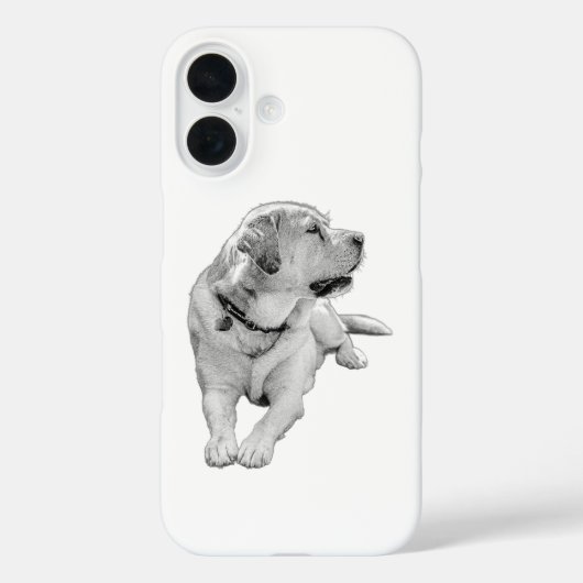 エレガントサイドビュー – ラブラドール Case-Mate iPhoneケース (裏面)