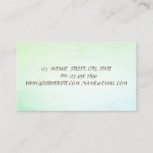 エレガントサボテン 名刺 (裏面)