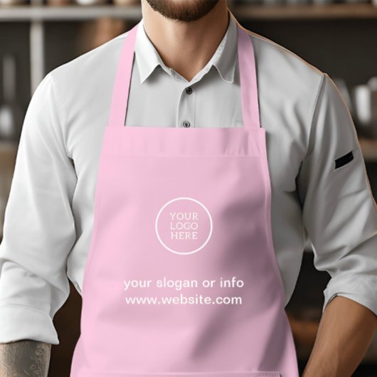 エレガントサロンロゴピンク エプロン