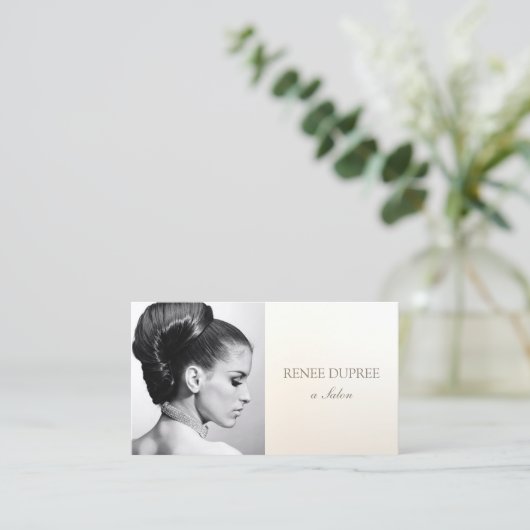 エレガントサロン写真フォトカードの追加 名刺 (スタンド正面)