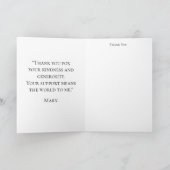 エレガントサンキューカード カード (内部)
