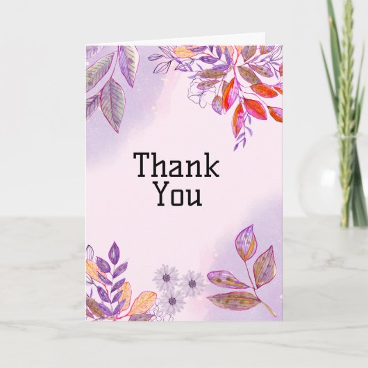 エレガントサンキューカード カード (正面)