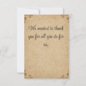 エレガントサンキューカード サンキューカード (裏面)