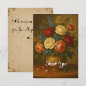 エレガントサンキューカード サンキューカード (正面/裏面)