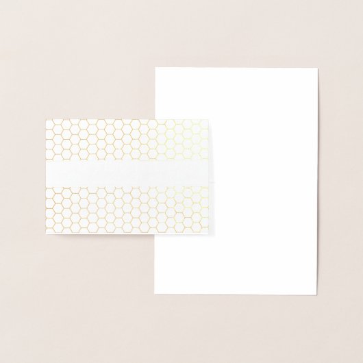 エレガントサンキューゴールドフォイル幾何学的タイポグラフィ 箔カード (ディスプレー)