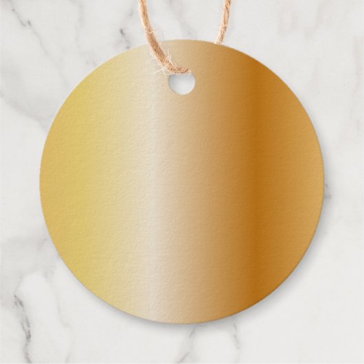 エレガントサンキュー金ゴールドタイポグラフィリーフ誕生日 フェイバータグ (裏面)