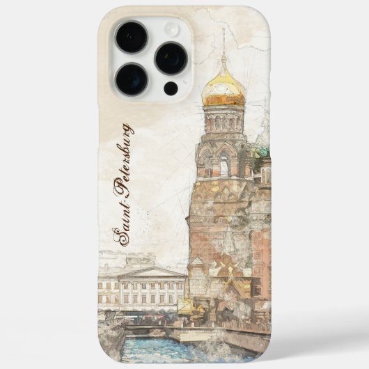 エレガントサンクトペテルブルクRussia iPhoneケース | 市町村 Case-Mate iPhoneケース (裏面)