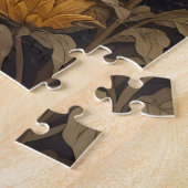 エレガントサンフラワーズカバリヤキングチャールズスパニエル犬 ジグソーパズル (側面)