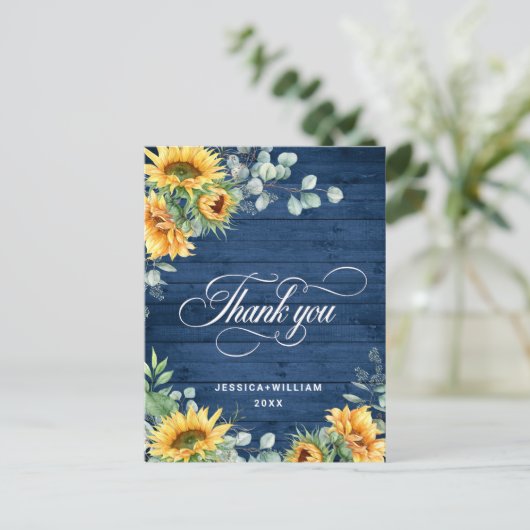 エレガントサンフラワーユーカリプタス ポストカード (スタンド正面)