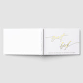 エレガントシックな書結婚道 ゲストブック (全面)