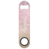 エレガントシックグラデーションバラ金ゴールドグリッター スピード栓抜き (正面)