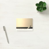 エレガントシックスタイリッシュガーリーフェイク金ゴールド口紅 ポストイット (オフィス)