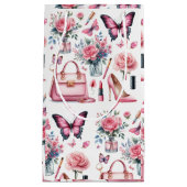 エレガントシックフェミニンピンクウォーター スモールペーパーバッグ (正面)