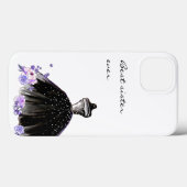 エレガントシックモダンウォータートレンディーブラックガーリー Case-Mate iPhoneケース (裏面 (横))