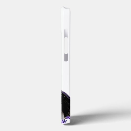 エレガントシックモダンウォータートレンディーブラックガーリー Case-Mate iPhoneケース (裏面 / 左)