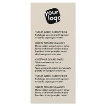 エレガントシックモダンタウペカスタムロゴレストラン