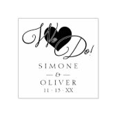 エレガントシックモダンハート我々は引用文結婚 ラバースタンプ (インプリント)