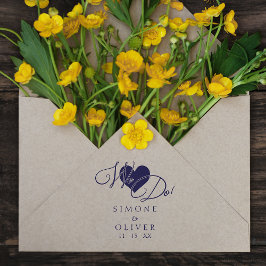 エレガントシックモダンハート我々は引用文結婚 ラバースタンプ