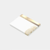 エレガントシックモダン金ゴールドパイナップルパーソナライズされた- ポストイット (アングル)