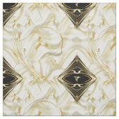 エレガントシャンパンシルク&金ゴールド抽象芸術花 ファブリック (見本)