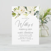 エレガントシャンパンフローラの結婚葉 招待状 (スタンド正面)