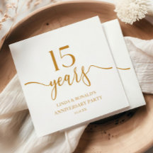 エレガントシャンパン15周年結婚記念日